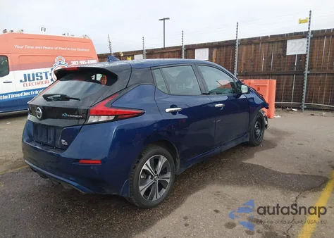 2020 Nissan Leaf Sl Plus 62 Kwh из США, поврежденный, VIN 1N4BZ1DP6LC309170